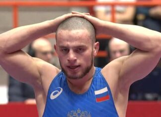 20-летний Муслим Имадаев поднялся на высшую ступень национального пьедестала почета в весе до 67 кг.